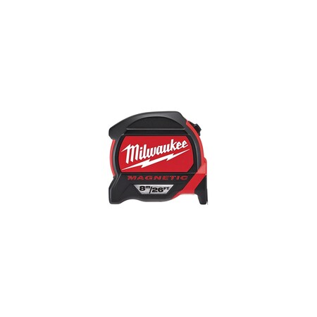 Milwaukee Tool 8 M/26 FT. PREMIUM MAGNETIC, TAPE MEASURE, 48-22-7225